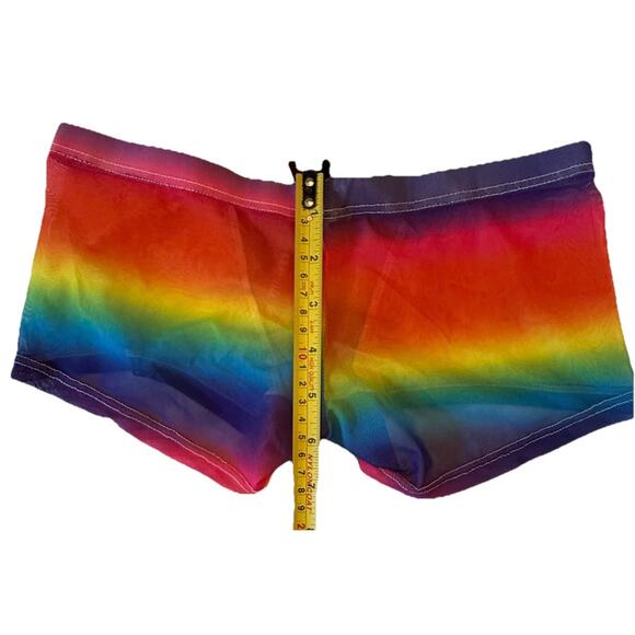 Men’s PRIDE Colors Polyester Mesh Small Boxer Briefs See Through Low Rise NWOT - Picture 12 of 13